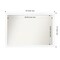 Amanti Art Non-Beveled Wall Mirror, Cabinet White Narrow Frame